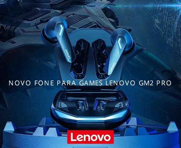 Novo fone para games Lenovo GM2 Pro